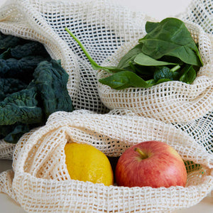 Organic cotton produce bags